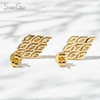 2.3×4.3mm Marquise Cut Yellow Color Lab Grown Diamond 18K Yellow Gold Diamond Stud Earrings
