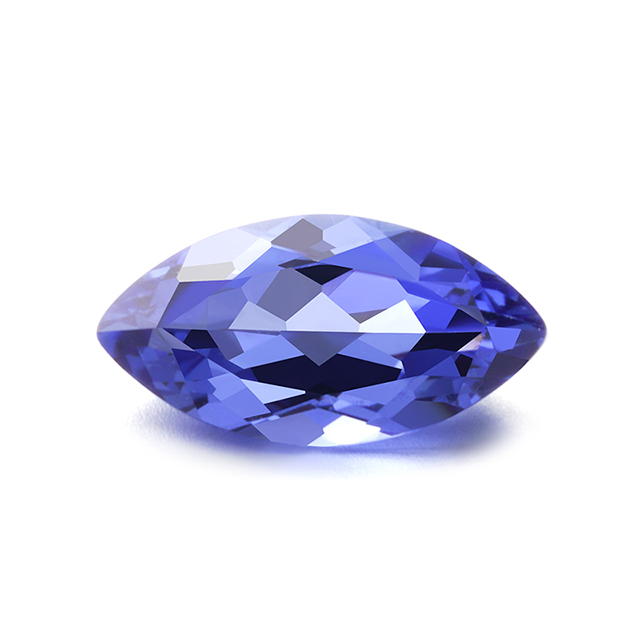 Marquise Cut Royal Blue Color Lab Grown Sapphire Gemstone
