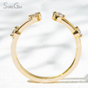 2.3mm Round Brilliant Cut Lab Grown Diamond 18K Gold Diamond Ring