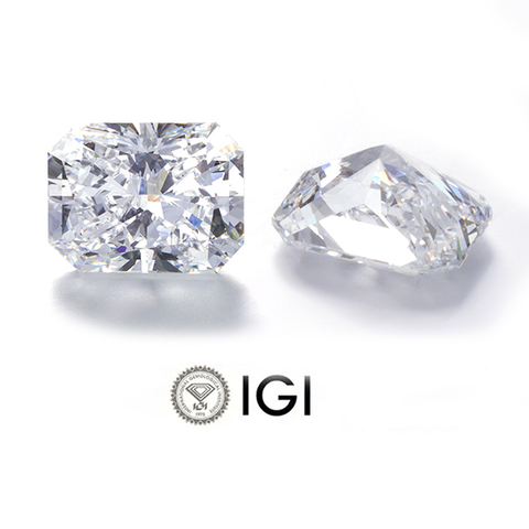 IGI Certificate Radiant Cut D VS HPHT CVD Lab Grown Diamond