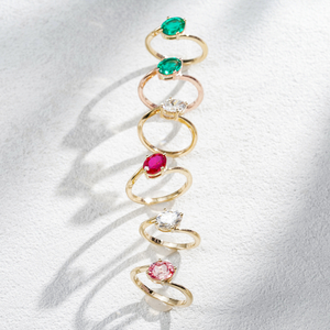 Starsgem Custom Real 9K 10K 14K 18K Solid Gold 1.0ct Oval Shape Solitaire ring Lab Grown Gemstone IGI Lab Diamond Engagement Rings