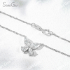 3.6×7mm Marquise Cut & 3×5mm Pear Cut Lab Grown Diamond 18K Gold Diamond Pendant Necklace
