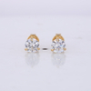 18K Yellow Gold Martini Set 1 Carat T.W Lab Grown Diamond Earring