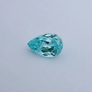 Starsgem Lab Grown Paraiba Color Loose Stone Pear Cut Synthetic Lab grown Gemstone for Jewelry 