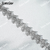18K White Gold Fancy Shape 3×6mm Marquise Cut Lab Grown Diamond Bracelet