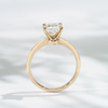 IGI Certified Ring 14K Yellow Gold 2.0 carat Princess Shaped Lab Diamond Solitaire Engagement Ring