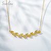 2.5×5mm Marquise Cut Yellow Lab Grown Diamond 18K Yellow Gold Diamond Pendant Necklace