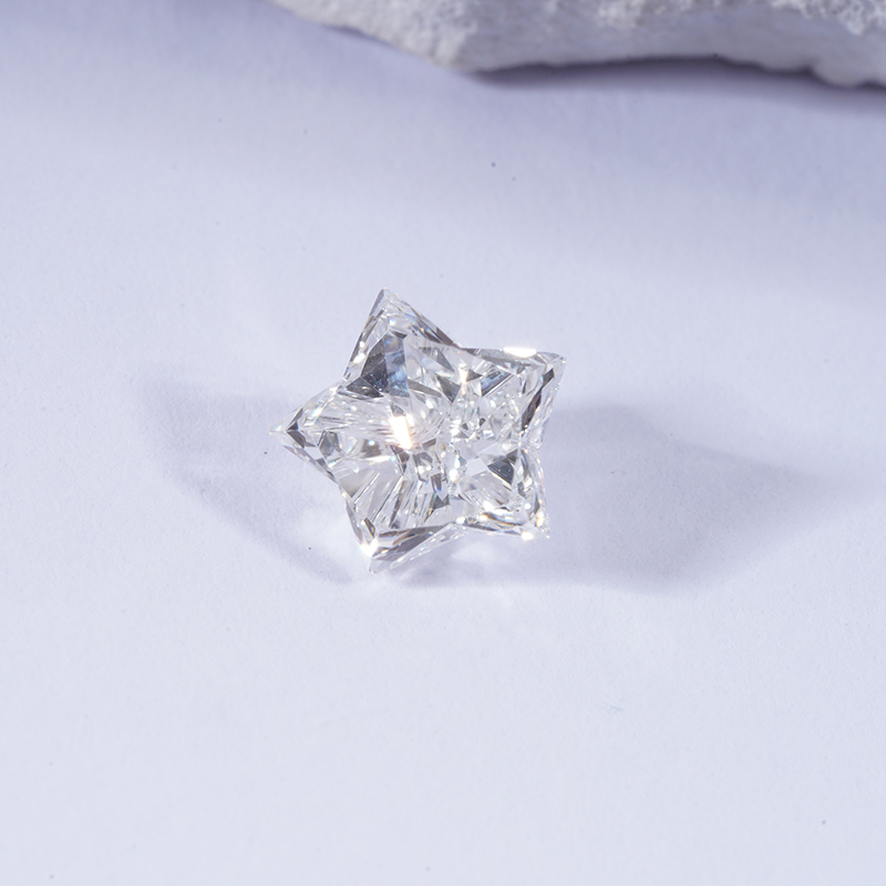 Starsgem 1.0ct Lab Diamond DEF VS Fancy Star Shape Loose Diamond 1 carat Lab Grown Diamond