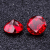 Round Brilliant Cut Blood Red Lab Grown Ruby synthetic Gemstones