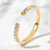 1.9mm Round Brilliant Cut Lab Grown Diamond 18K Gold Diamond Ring
