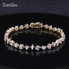 Starsgem Group Order Lab grown diamond fancy diamond tennis bracelet 