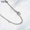 18K Solid Gold Flower Shape 3.2mm Round Brilliant Cut Lab Diamond Bracelet