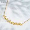 2.5×5mm Marquise Cut Yellow Lab Grown Diamond 18K Yellow Gold Diamond Pendant Necklace