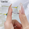 1.8mm Round Brilliant Cut Moissanite S925 Sterling Silver Diamond Eternity Ring