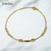 1.8×3mm Marquise Cut & 1.7mm and 2mm Round Brilliant Cut Lab Grown Diamond 18K Yellow Gold Diamond Bracelet