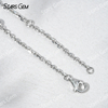 18K White Gold Bracelets Bangles Flower Set 4x2.5mm Pear Cut Lab Grown Diamond Bracelet