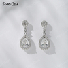 6.5×4.5mm Pear Cut Lab Grown Diamond 18K Gold Diamond Earrings