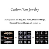 IGI Diamond Jewelry Round Brilliant Cut Lab Grown Diamonds Pendant 14K Gold Necklace