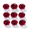 Oval Cut Blood Red Loose synthetic Gemstones Lab Grown Ruby