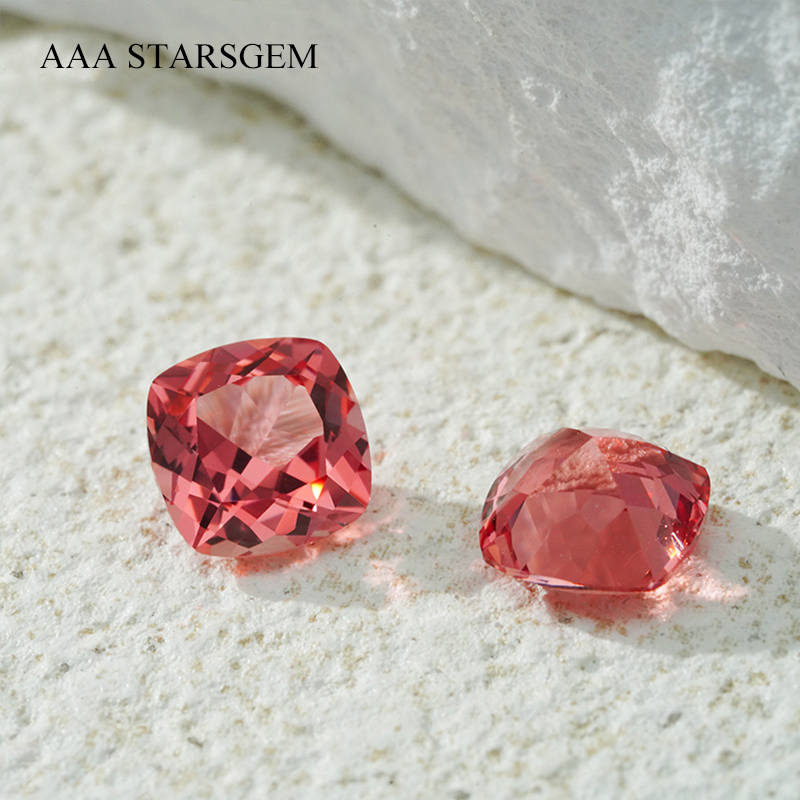 AAAStarsgem Pink Padparadscha Color Lab Grown Gemstones