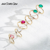 AAAStarsgem Custom IGI Jewelry 9K 10K 14K 18K Solid Gold 1.0ct Oval Shape Solitaire ring Lab Grown Gemstone Lab Diamond Engagement Rings