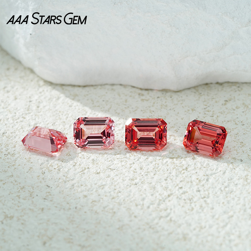 AAAStarsgem Pink Padparadscha Color Lab Grown Gemstones
