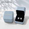 AAAStarsgem 3×3mm Heart Cut Lab Grown Diamond Four Leaves Clover Shape 18K White Gold Diamond Stud Earrings