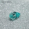 AAAStarsgem Lab Grown Paraiba Color Loose Stone Pear Cut Synthetic Lab grown Gemstone for Jewelry 