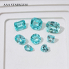AAAStarsgem Lab Grown Paraiba Color Loose Stone Pear Cut Synthetic Lab grown Gemstone for Jewelry 