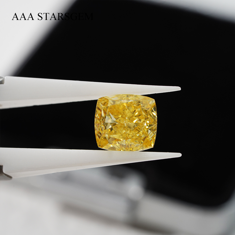 Fancy Yellow IGI HPHT Diamond