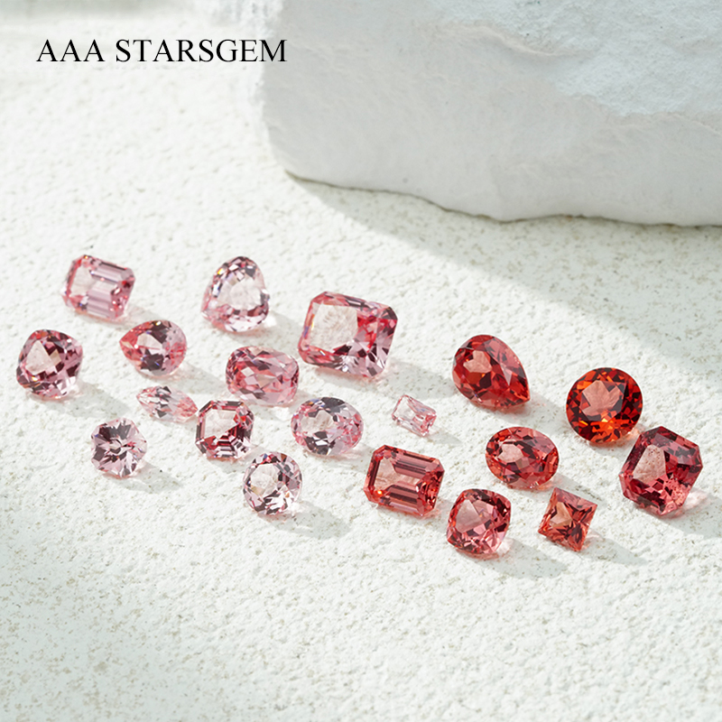 AAAStarsgem Pink Padparadscha Color Lab Grown Gemstones