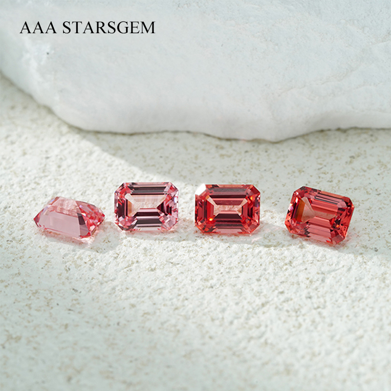 AAAStarsgem Pink Padparadscha Color Lab Grown Gemstones