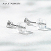 AAAStarsgem 0.1ct & 0.23ct Round Brilliant Cut Lab Grown Diamond 10K Gold Diamond Stud Earrings