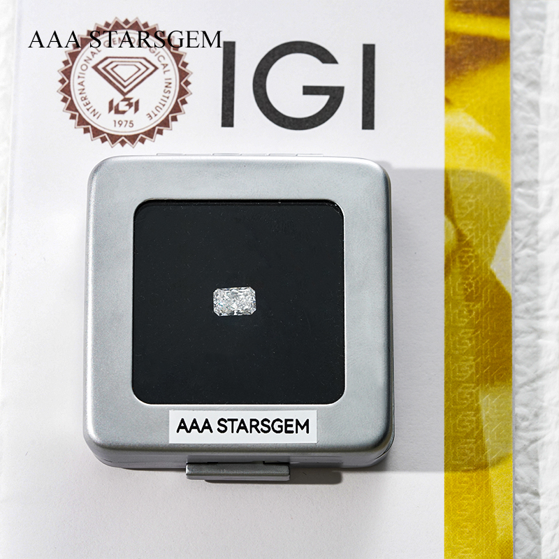 Radiant Cut 1.0ct E VVS CVD Lab Grown Diamond With IGI