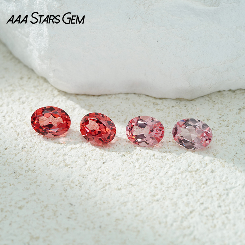 AAAStarsgem Pink Padparadscha Color Lab Grown Gemstones