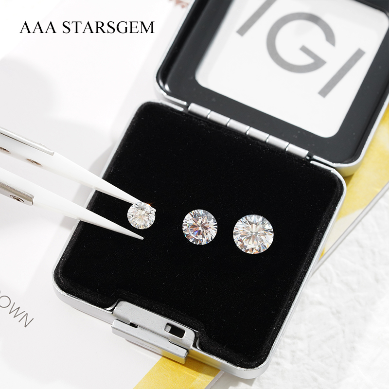 IGI Certificated 0.5ct Round Shape D color VVS2 VS1 HPHT Lab Grown Diamond