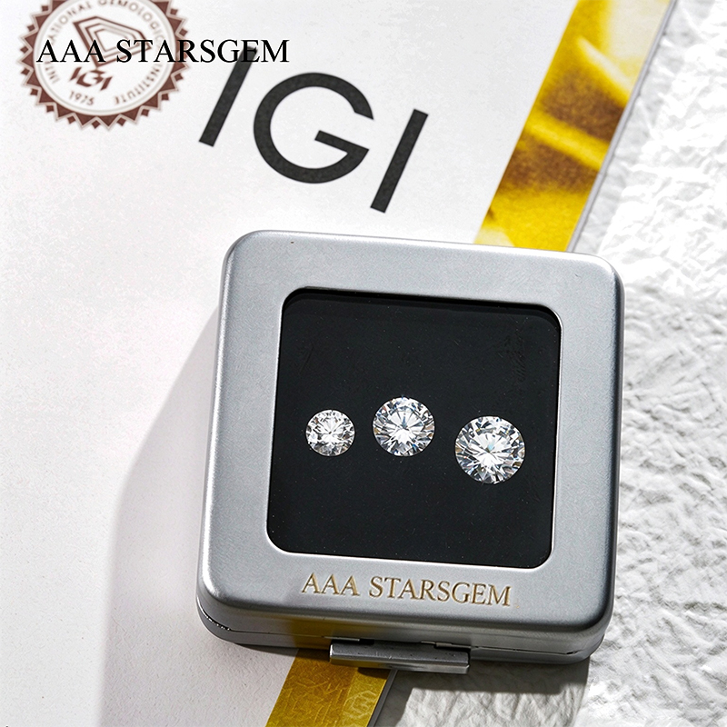 IGI Certificated 0.5ct Round Shape D color VVS2 VS1 HPHT Lab Grown Diamond