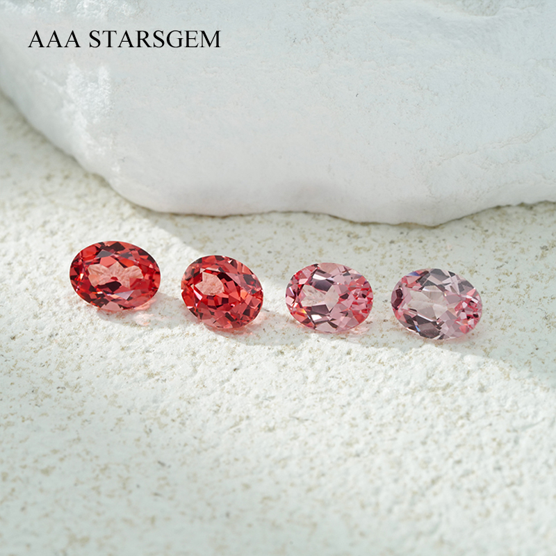 AAAStarsgem Pink Padparadscha Color Lab Grown Gemstones