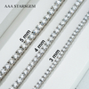 Round Brilliant Cut Moissanite S925 Sterling Silver Tennis Bracelets