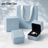 AAAStarsgem Custom Real 9K 10K 14K 18K Solid Gold with 6x9mm 1.0ct Pear Cut IGI Lab Diamond Engagement Rings