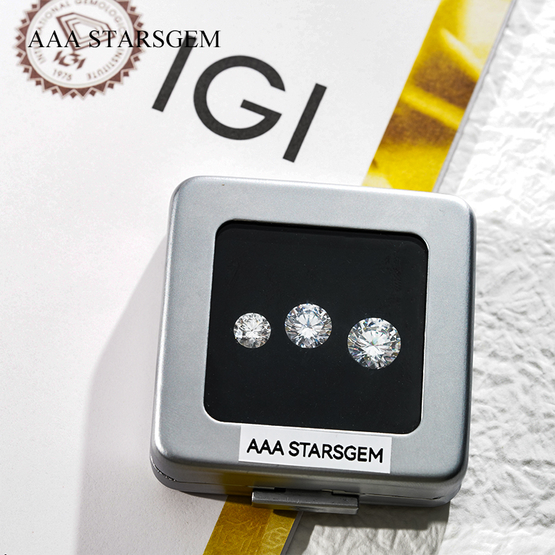 IGI Certificated 0.5ct Round Shape D color VVS2 VS1 HPHT Lab Grown Diamond
