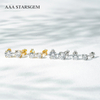 AAAStarsgem Different Sizes Round Brilliant Cut Lab Grown Diamond 10K Gold Diamond Stud Earrings